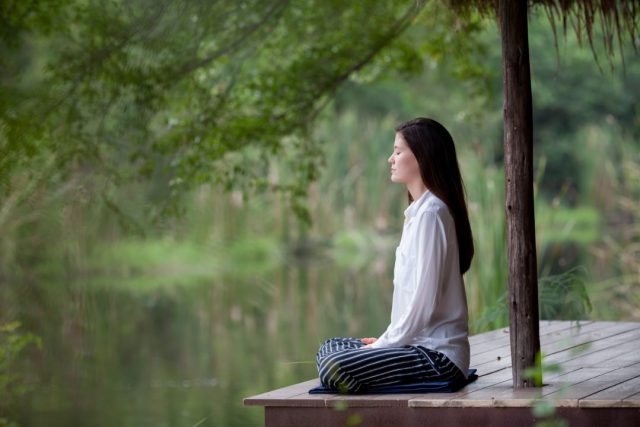 Mental relaxation with Meditation